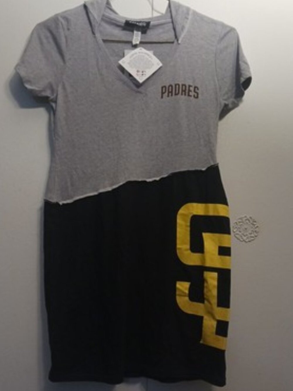 Womans Refried Apparel San Diego Padres Dress Size Medium New with Tags